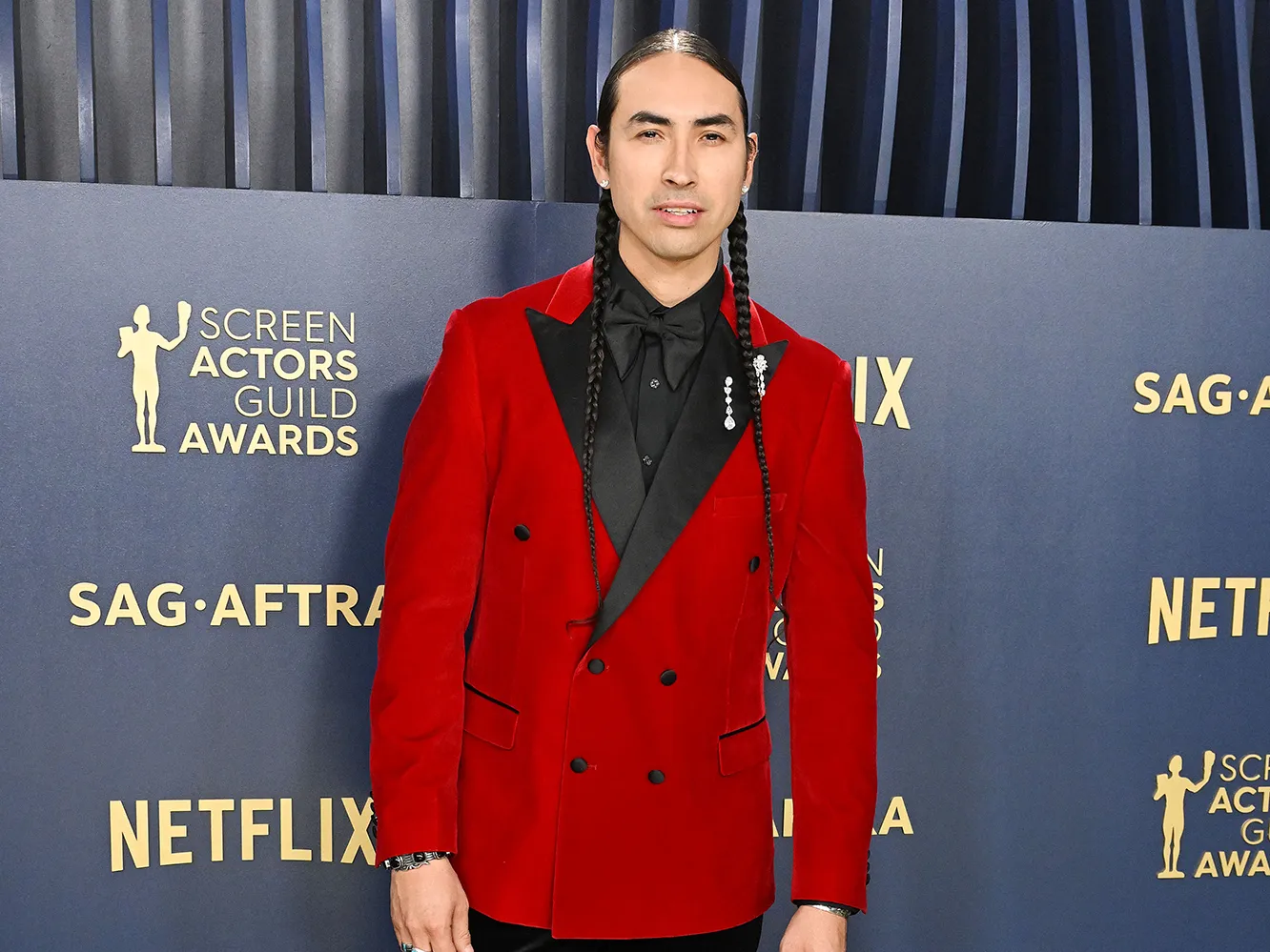 Tatanka Means: Making Cultural Waves on the SAG Awards 2024 Red Carpet