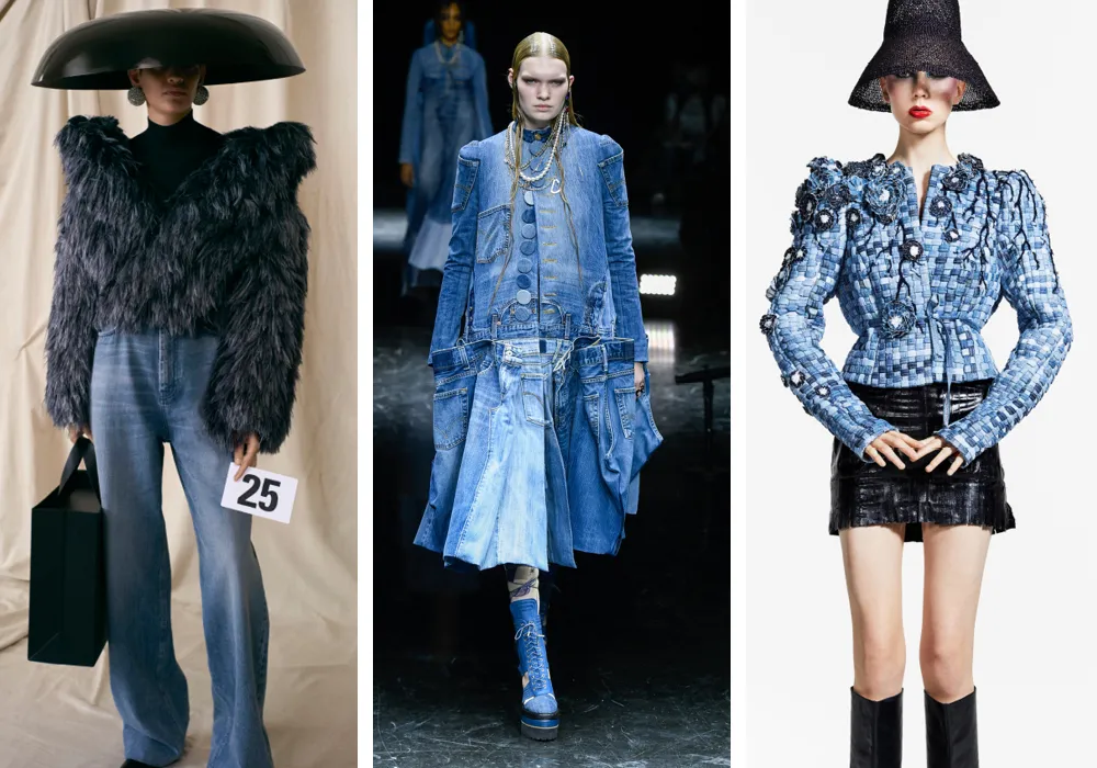 Denim Couture: Bridging the Gap Between Fantasy and Wearability in Fall 2021 Haute Couture